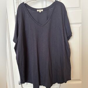 Navy Urban Diction V-Neck